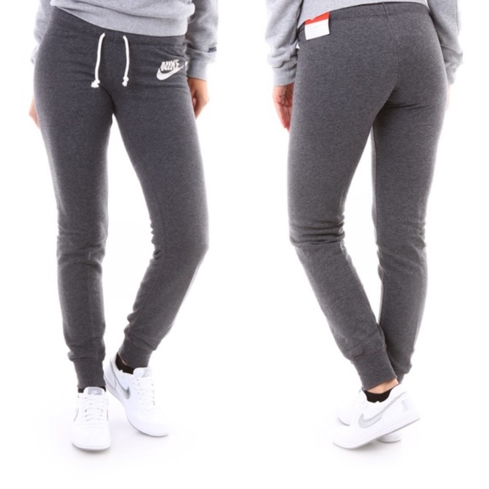 Nike rally tight charcoal gray jogger - sz small